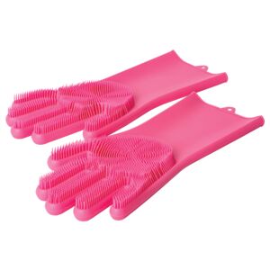 Magic Silicone Gloves Pink Magic Silicone Gloves Pink